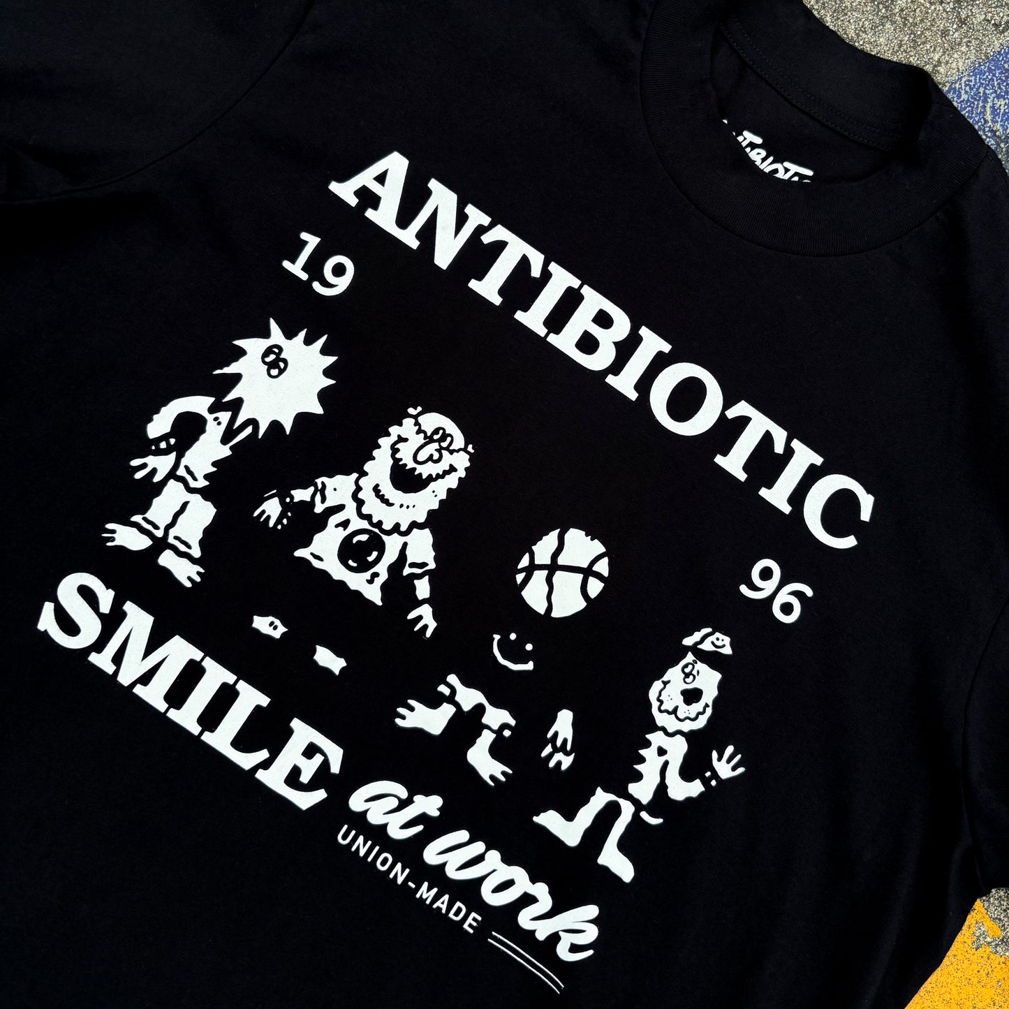 'Union' SS Oversized Tee (Black)