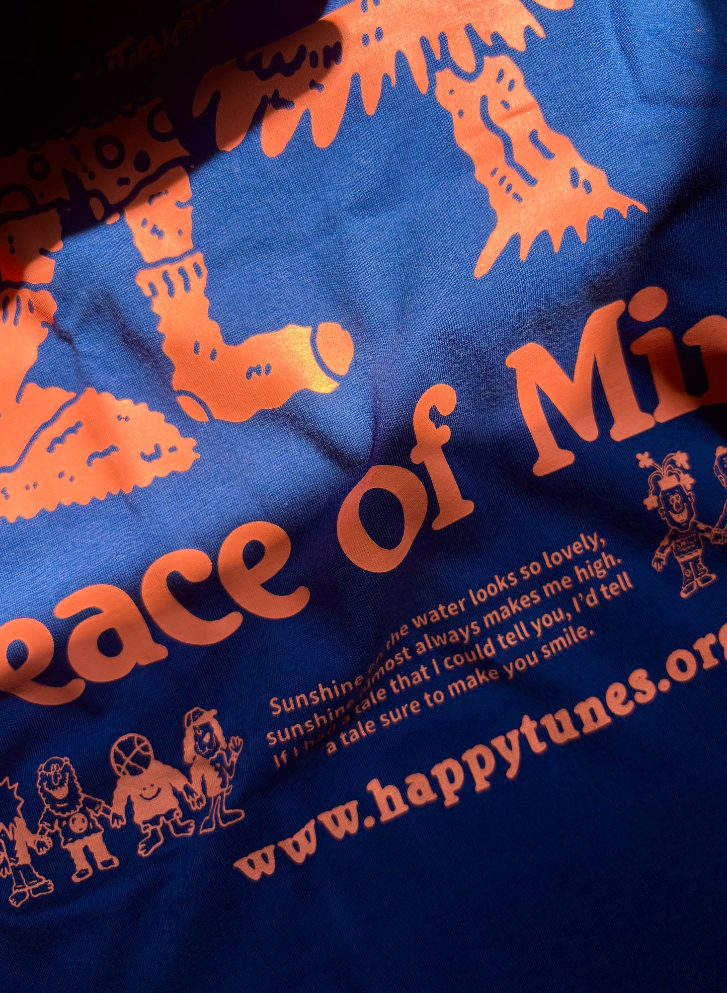 'Peace of Mind' Tee (Cobalt Blue)