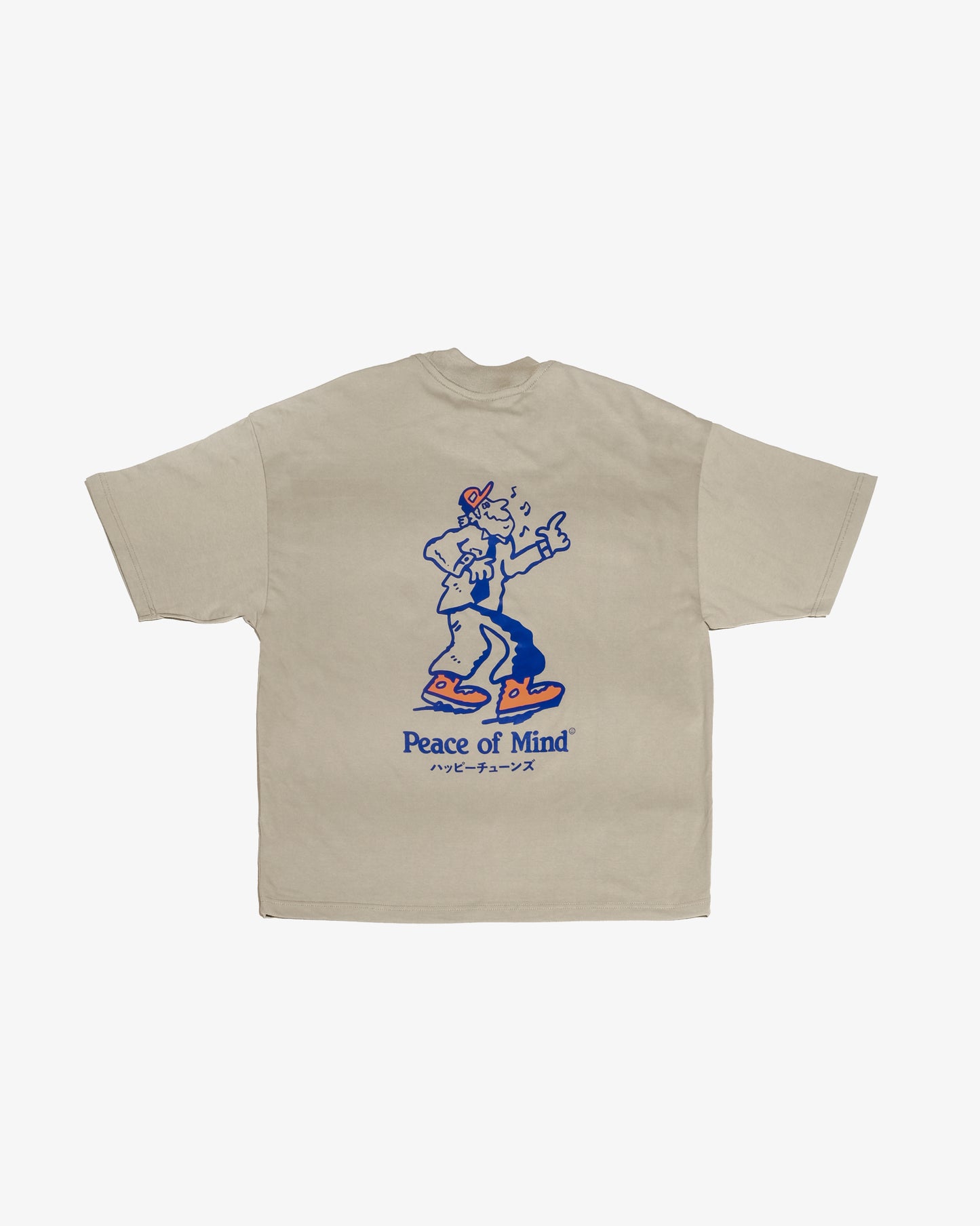 'Happy Tunes' SS Tee (Pebble)