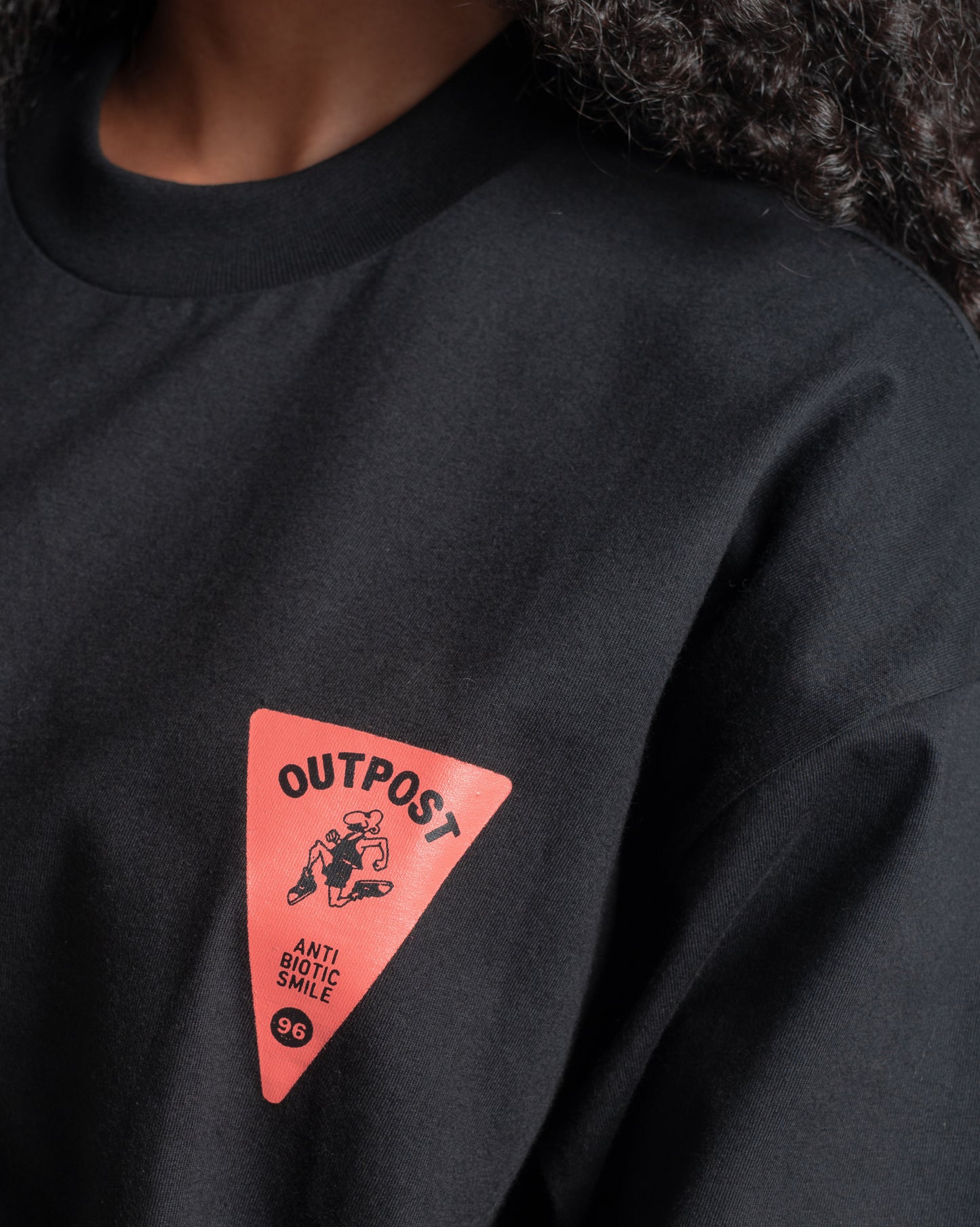 'Outpost' SS Box Tee (Black)