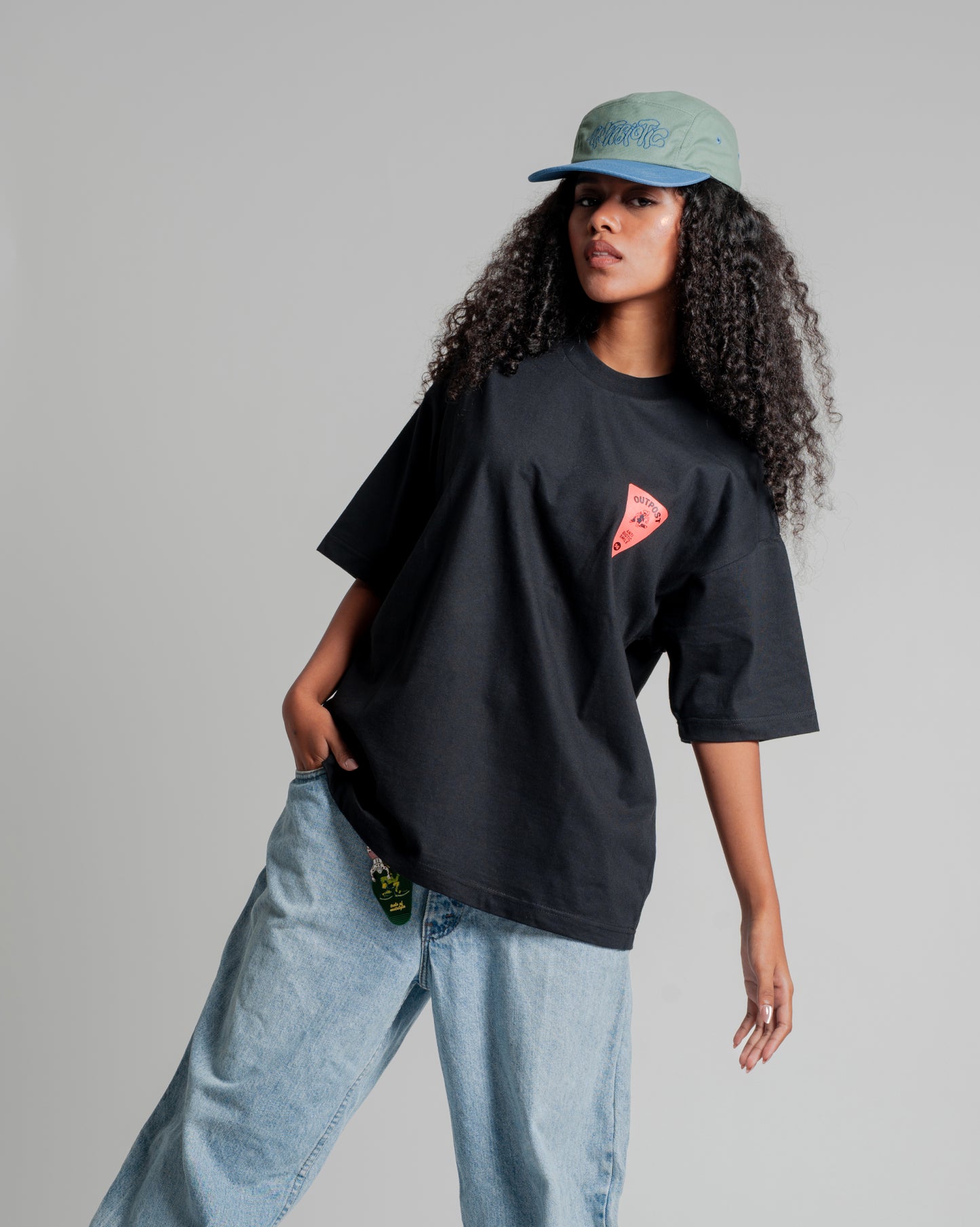 'Outpost' SS Box Tee (Black)
