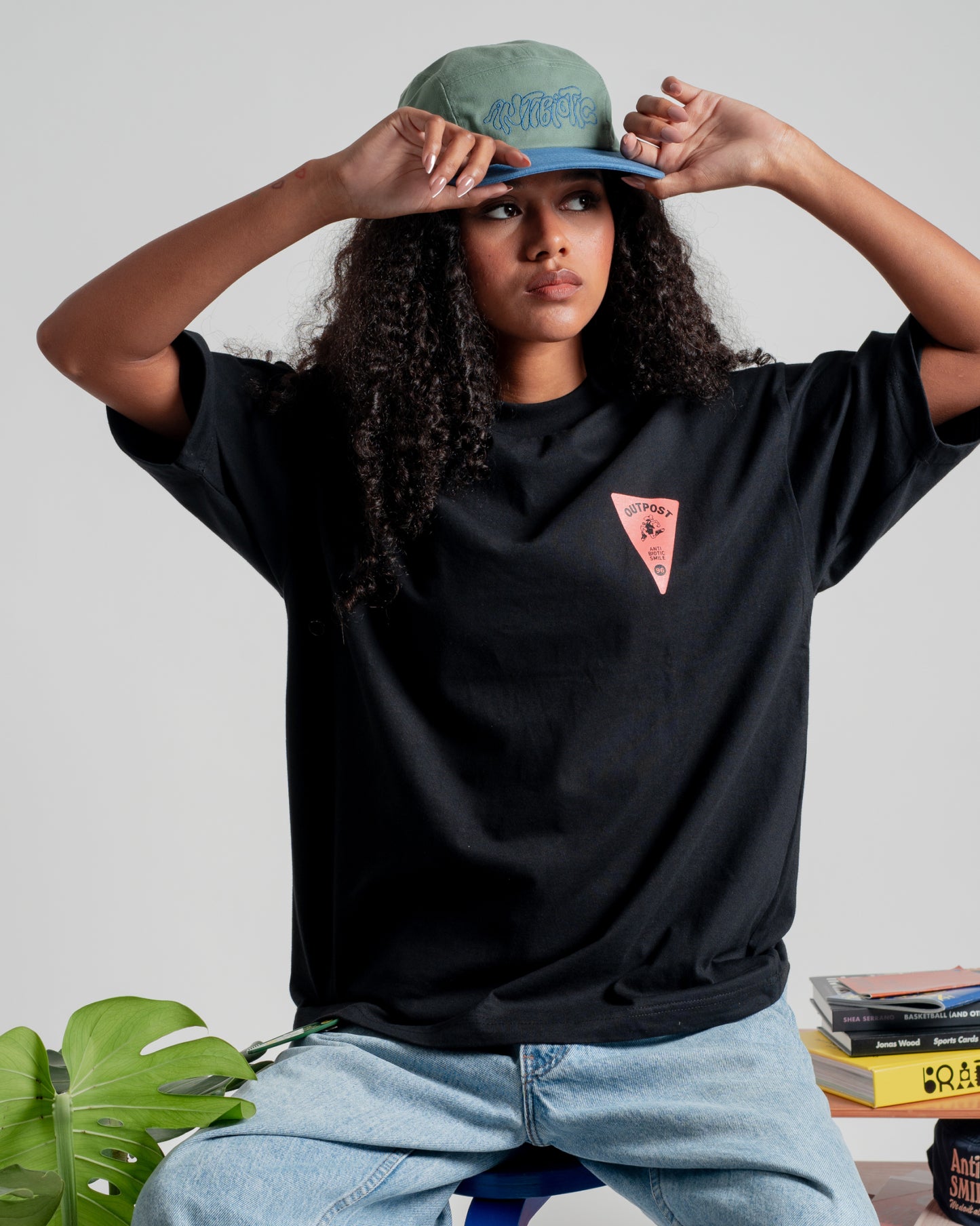 'Outpost' SS Box Tee (Black)