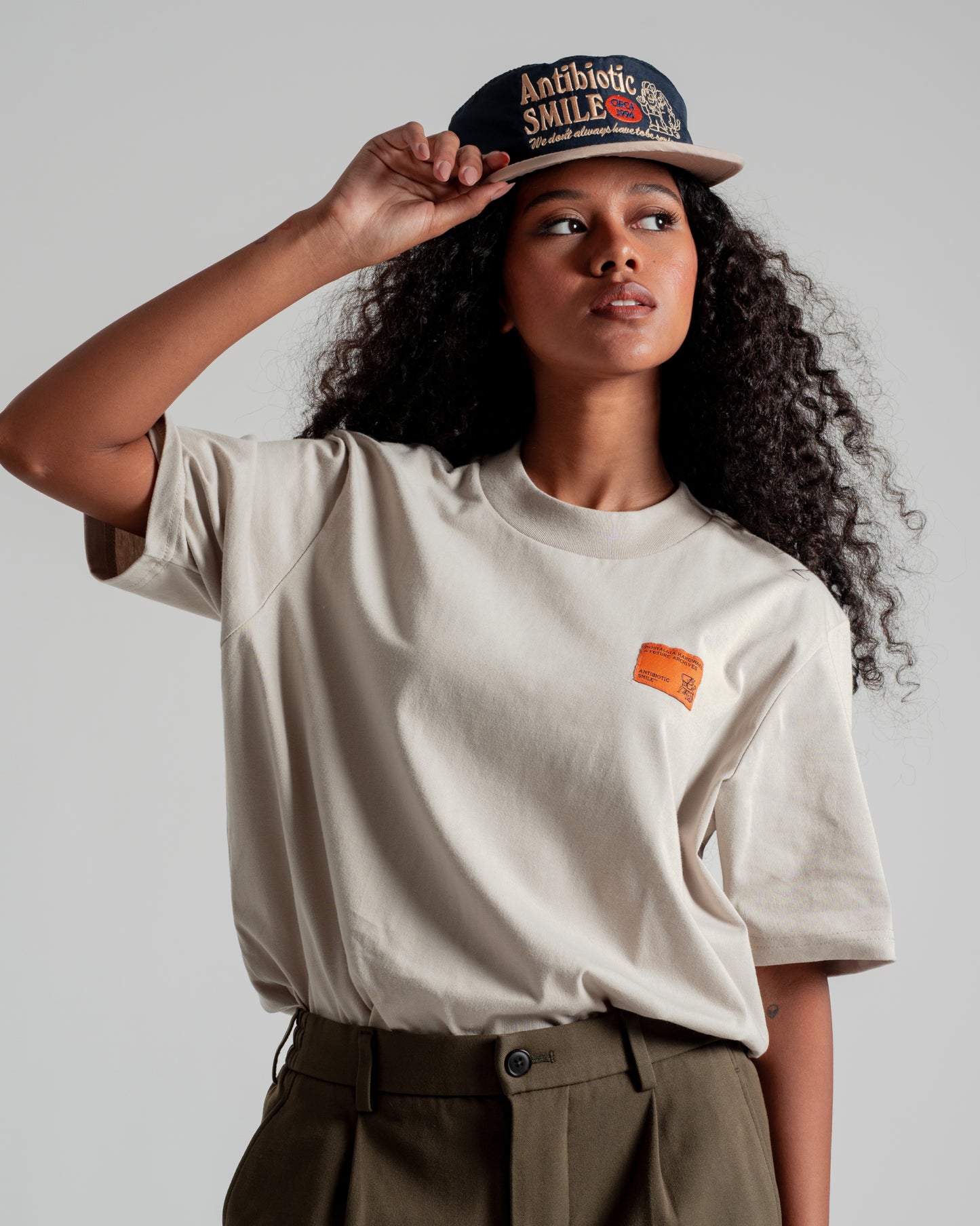 'Jazz' SS Tee (Oat)