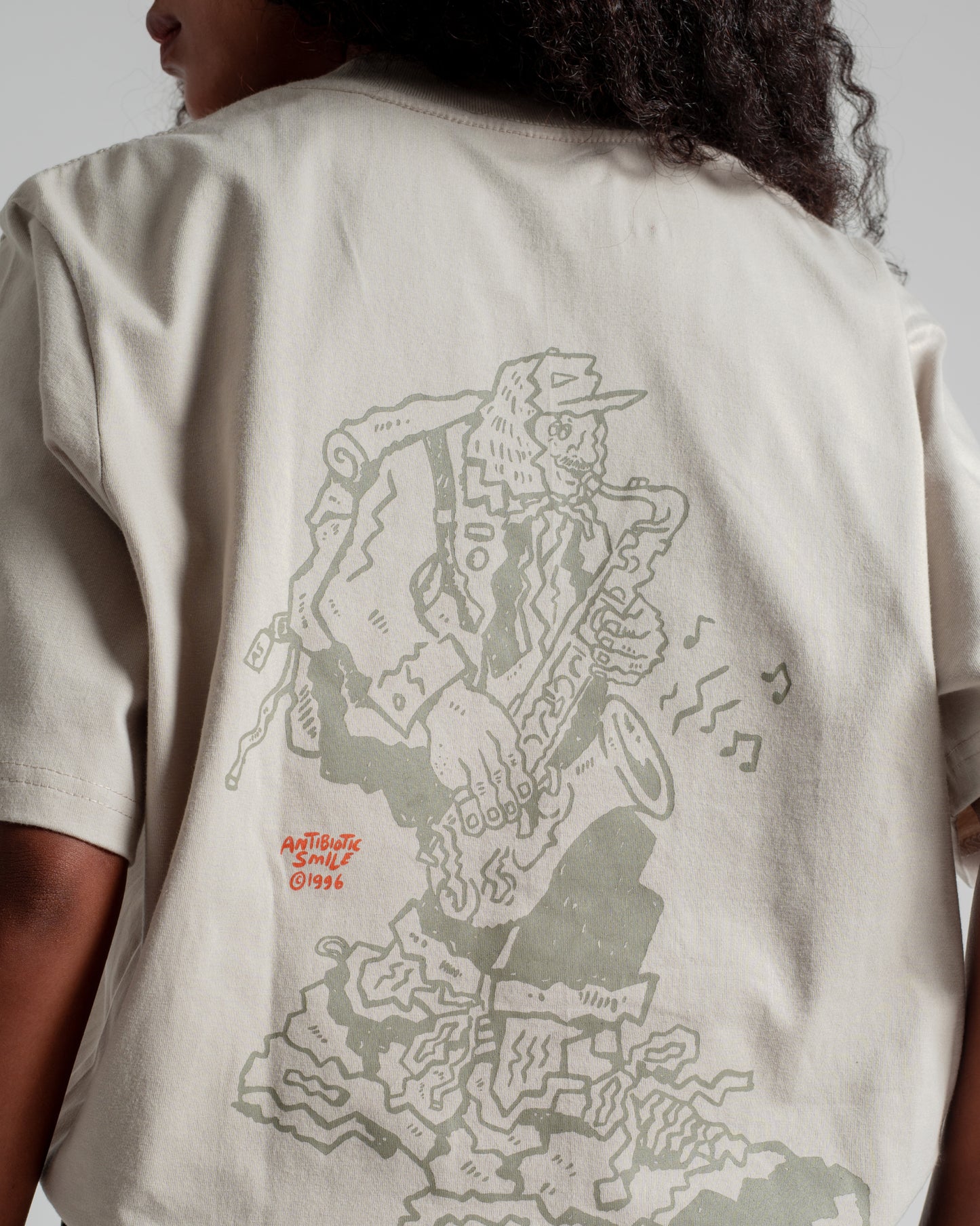 'Jazz' SS Tee (Oat)