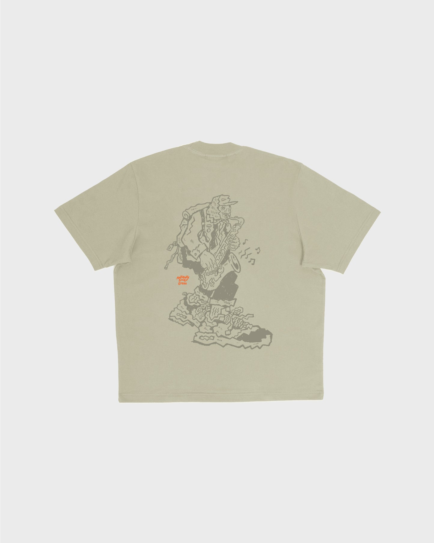 'Jazz' SS Tee (Oat)