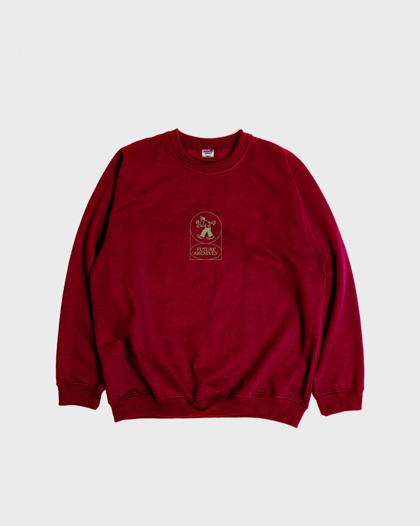 'Folks' LS Sweatshirt (Red)