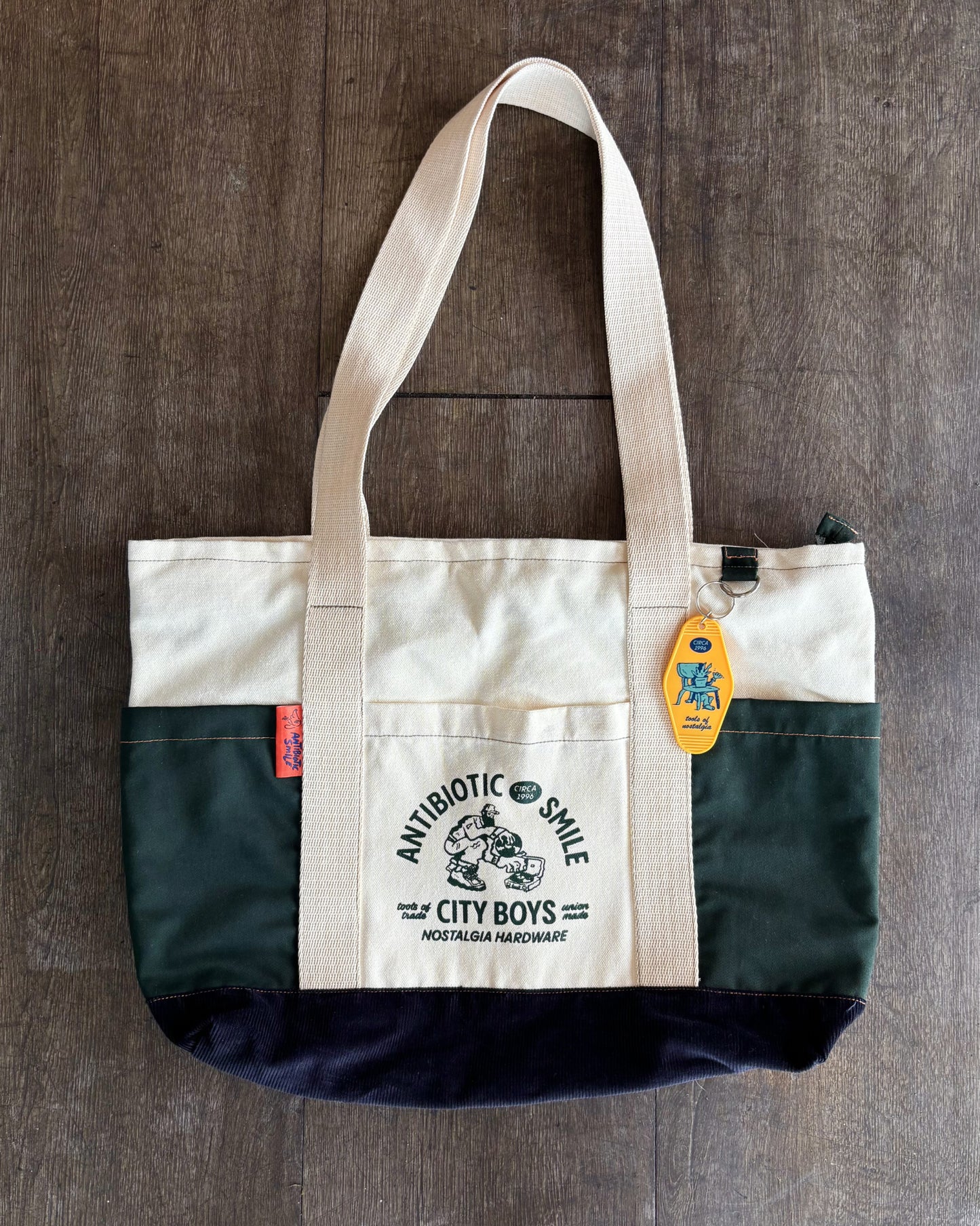 'Hardware' Multi-Pocket Totebag