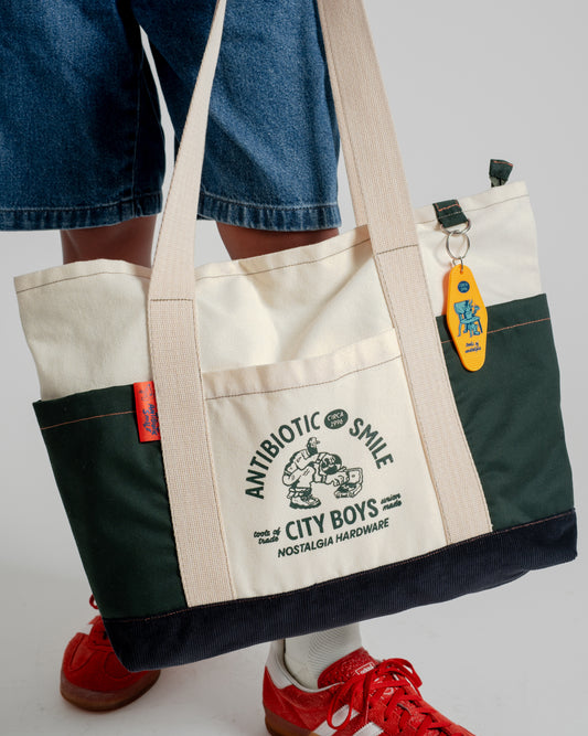 'Hardware' Multi-Pocket Totebag