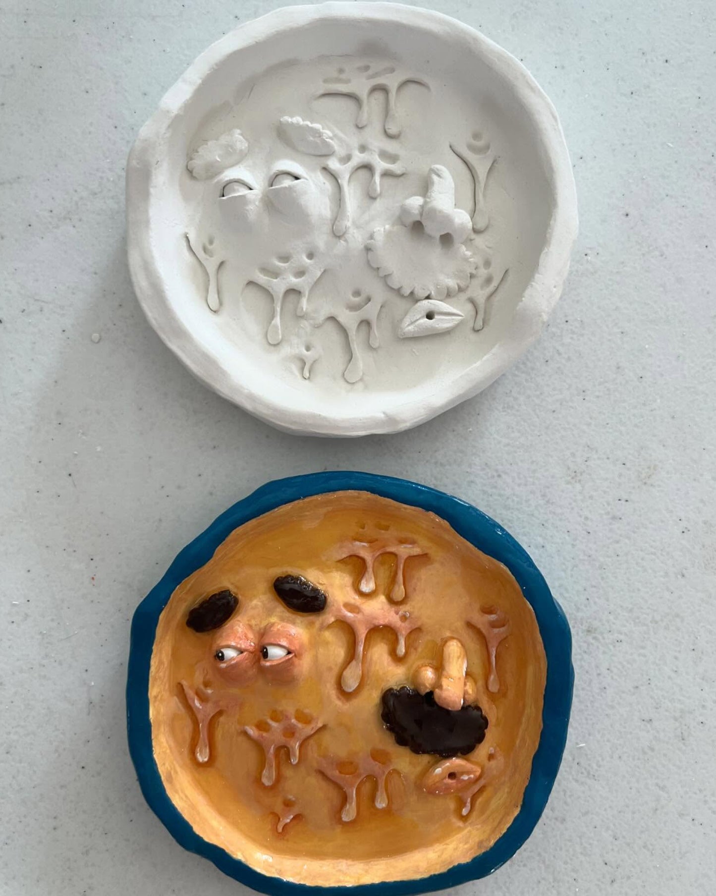 Meltface McGee – Hand-made Incense Holder Tray (Antibiotic Smile x Madd Trays)