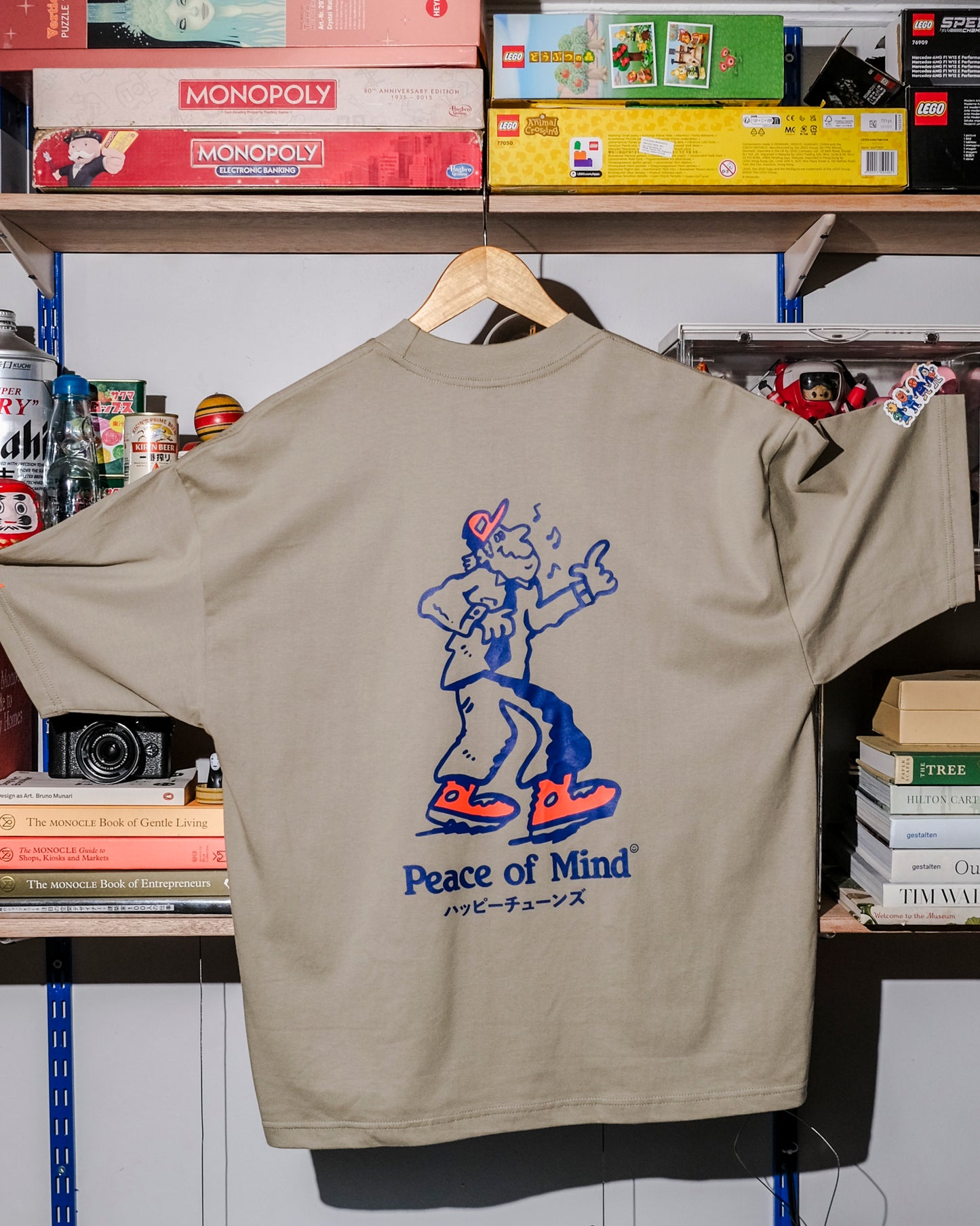'Happy Tunes' SS Tee (Pebble)