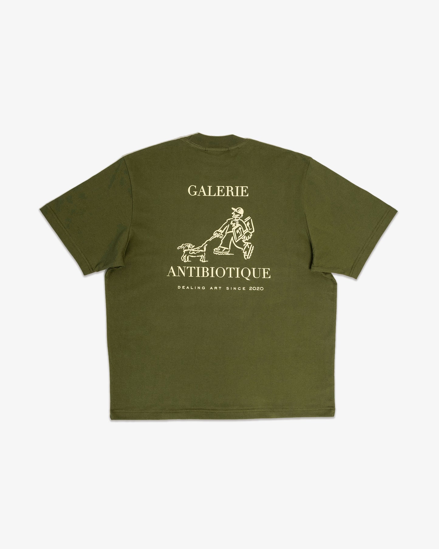 'Art Dealer' SS Tee (Matcha) - Hommeboy & Antibiotic Smile