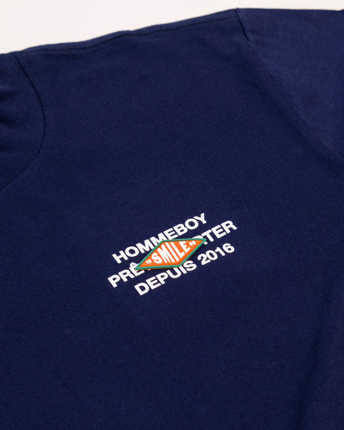'Uniform' SS Tee (Navy Blue) - Hommeboy & Antibiotic Smile