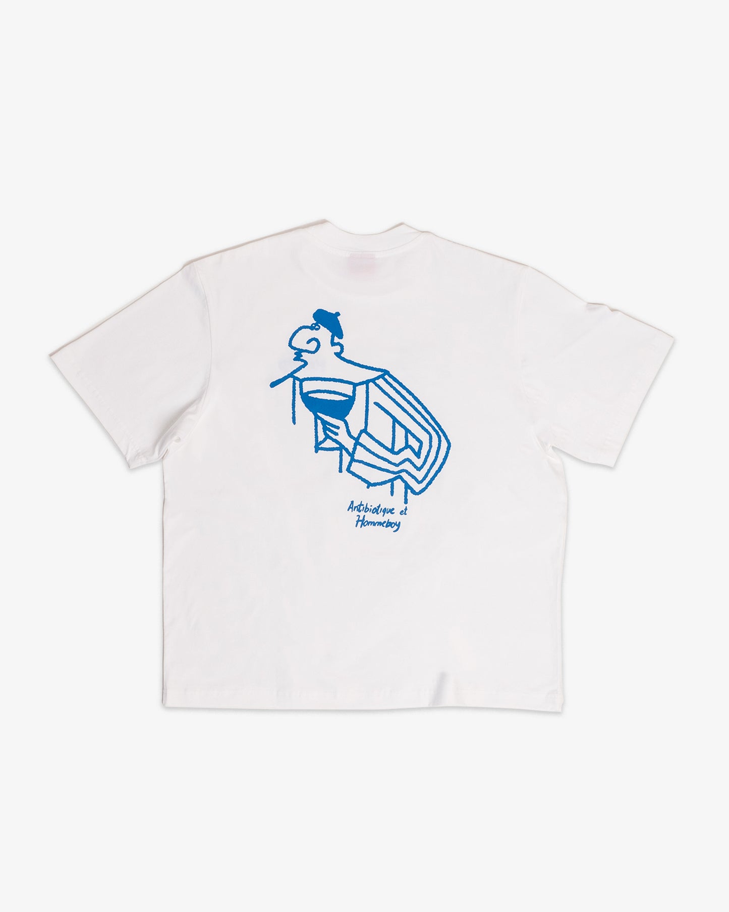 'Galerie' SS Tee (Warm White) - Hommeboy & Antibiotic Smile