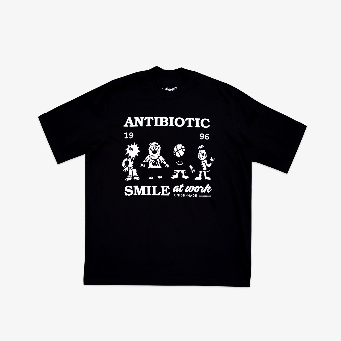 'Union' SS Oversized Tee (Black)