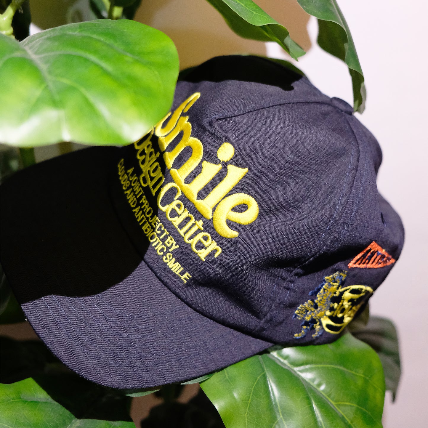 Clouds x Antibiotic Smile – Smile Design Center Ripstop Nylon Hat (Navy Blue)