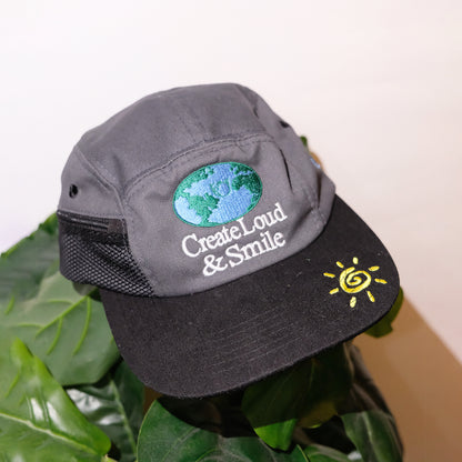 Clouds x Antibiotic Smile – OG Zipped Mesh Pocket Camper Hat (Dark Gray)