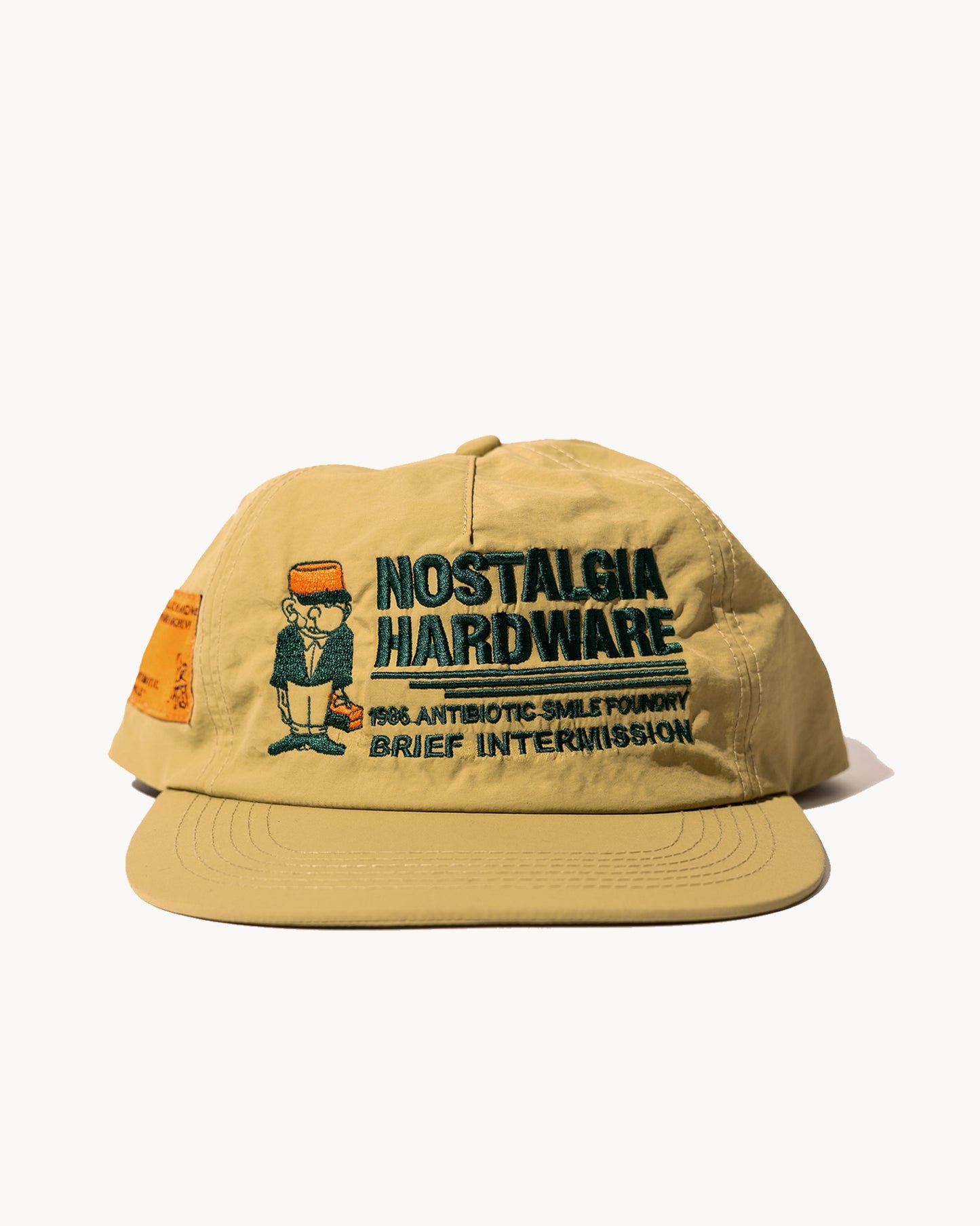 'Hardware' Nylon Surf Cap (Khaki/Sand)