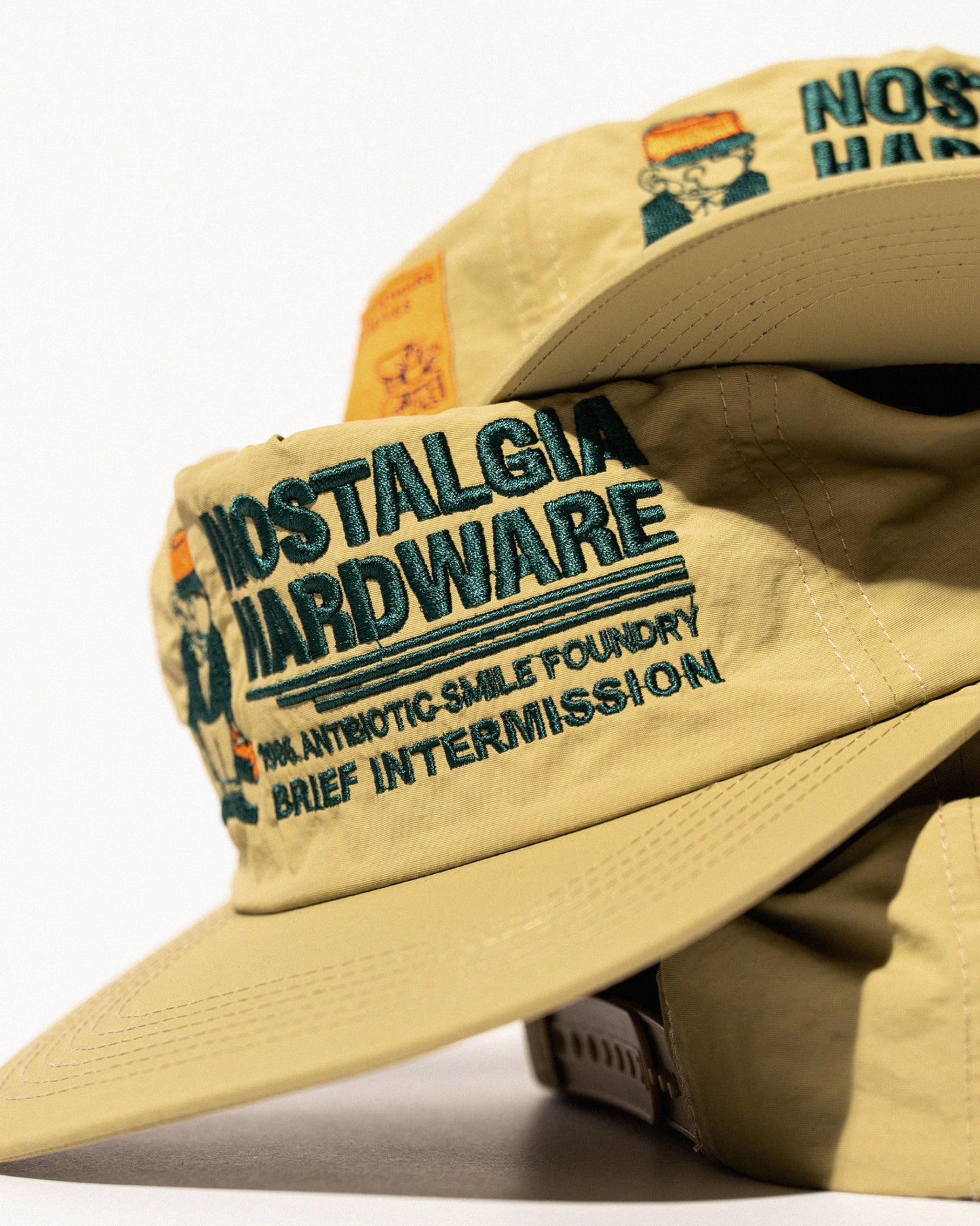 'Hardware' Nylon Surf Cap (Khaki/Sand)