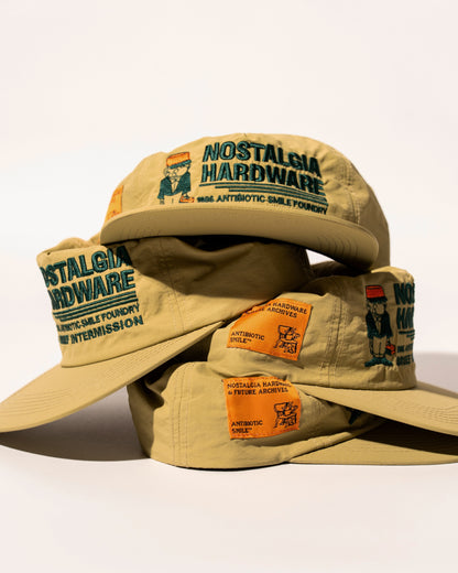 'Hardware' Nylon Surf Cap (Khaki/Sand)