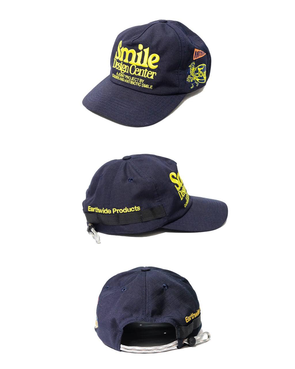 Clouds x Antibiotic Smile – Smile Design Center Ripstop Nylon Hat (Navy Blue)