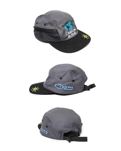 Clouds x Antibiotic Smile – OG Zipped Mesh Pocket Camper Hat (Dark Gray)