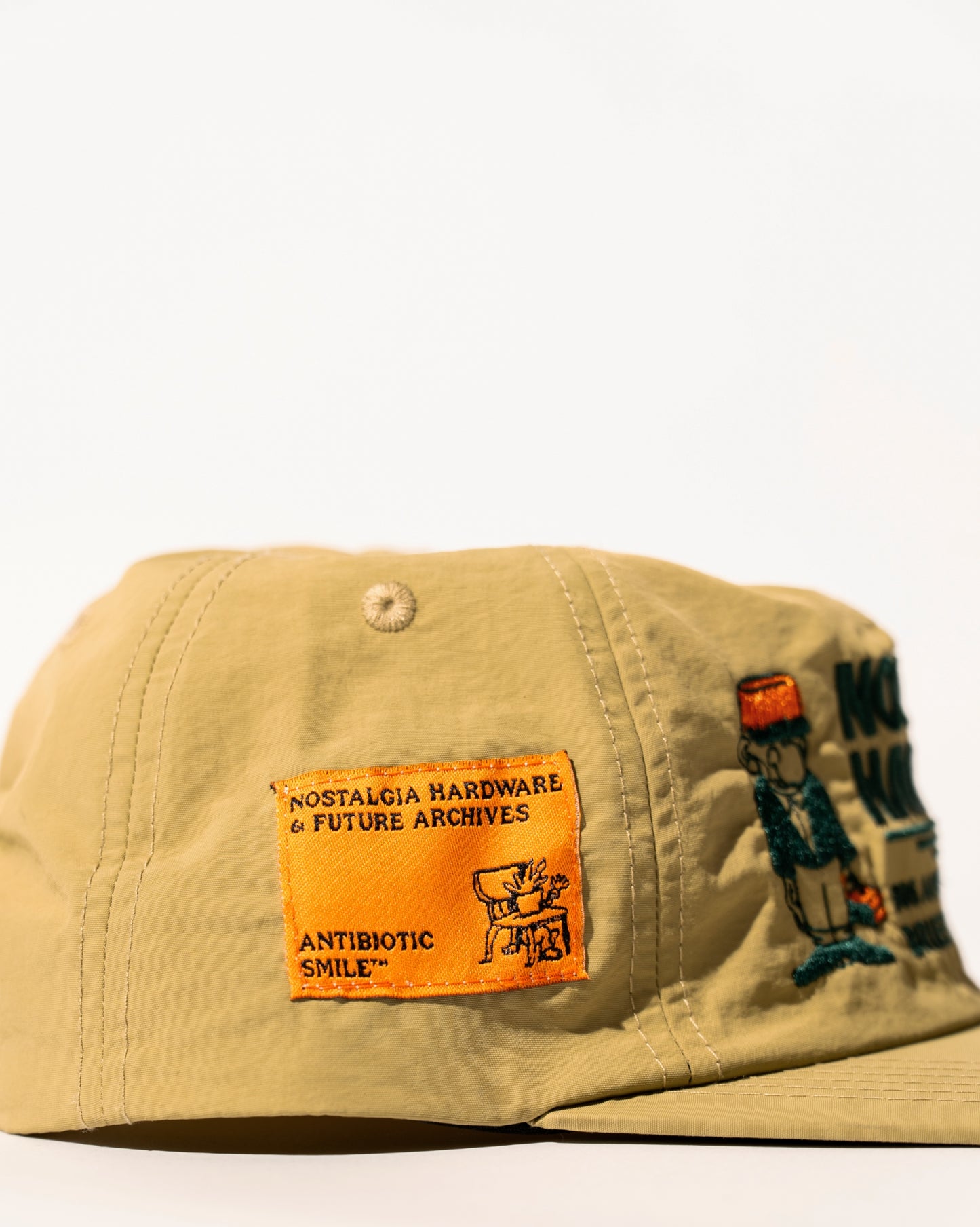 'Hardware' Nylon Surf Cap (Khaki/Sand)