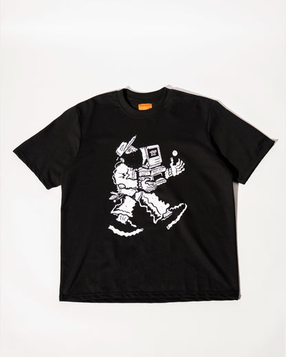 'Basement' SS French Terry Tee (Black)