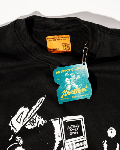 'Basement' SS French Terry Tee (Black)