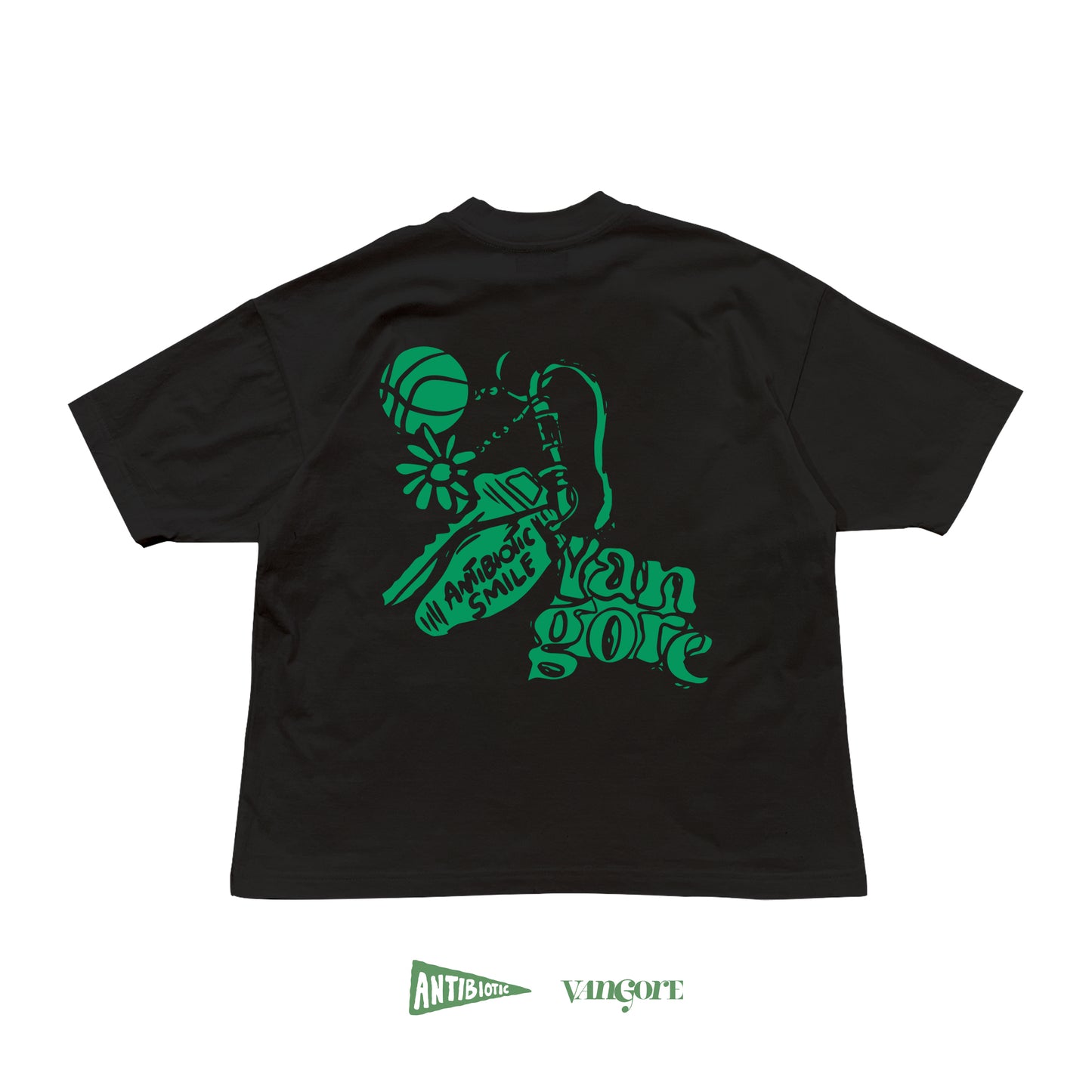 'Objects' Van Gore x Antibiotic Smile – SS Box Tee (Black)