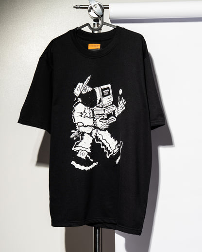 'Basement' SS French Terry Tee (Black)