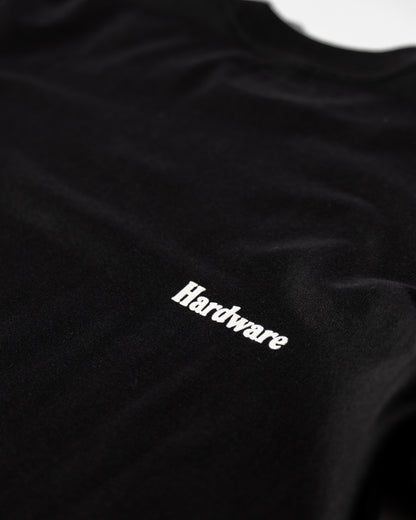 'Basement' SS French Terry Tee (Black)