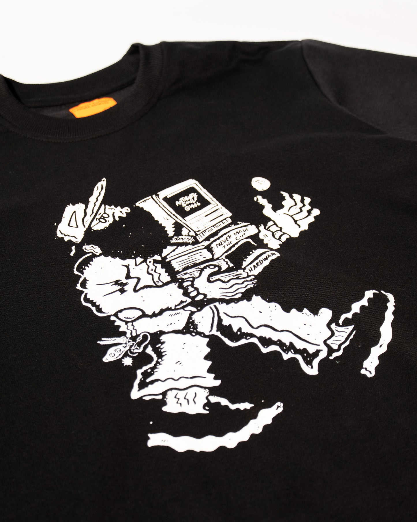 'Basement' SS French Terry Tee (Black)