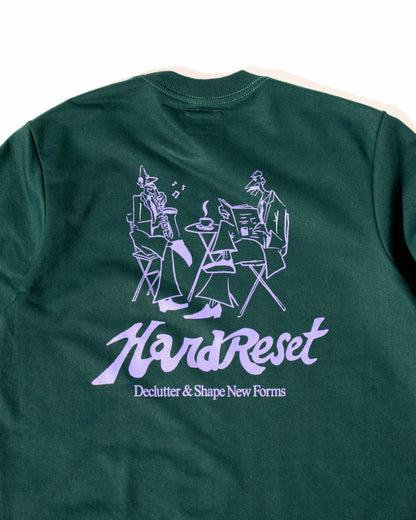 'Reset' SS French Terry Tee (Dark Teal)