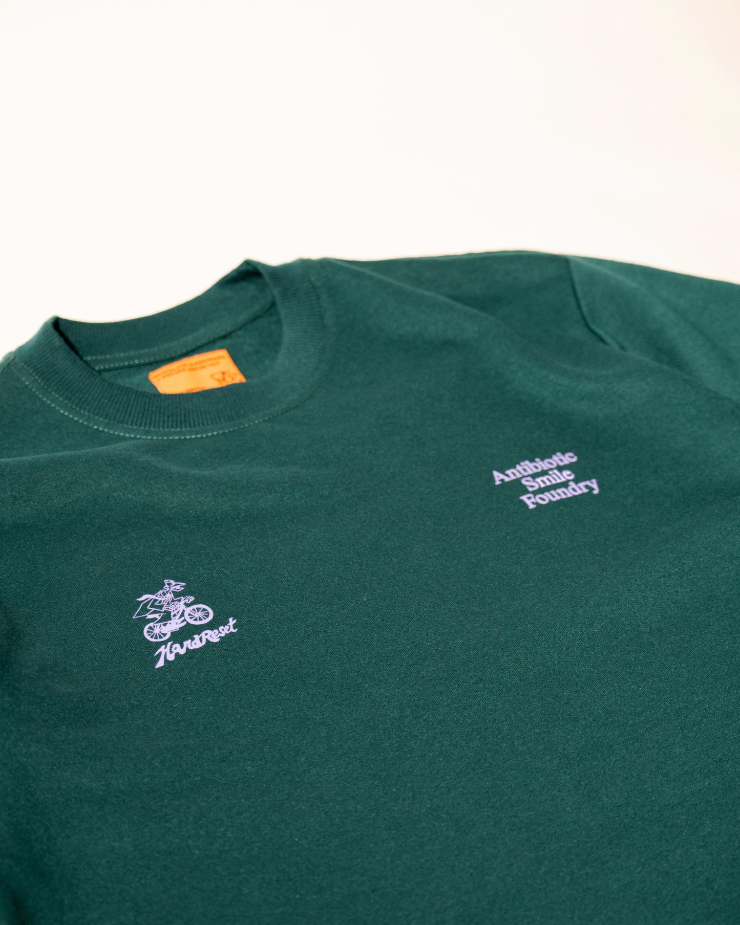 'Reset' SS French Terry Tee (Dark Teal)
