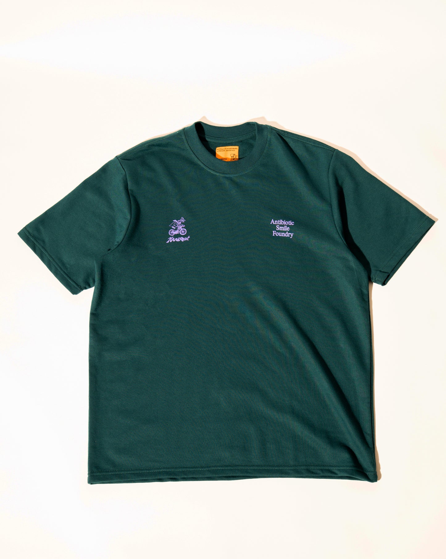 'Reset' SS French Terry Tee (Dark Teal)