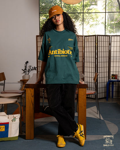 Workwear Box SS Tee - Overhaul Work (Bayberry Green)