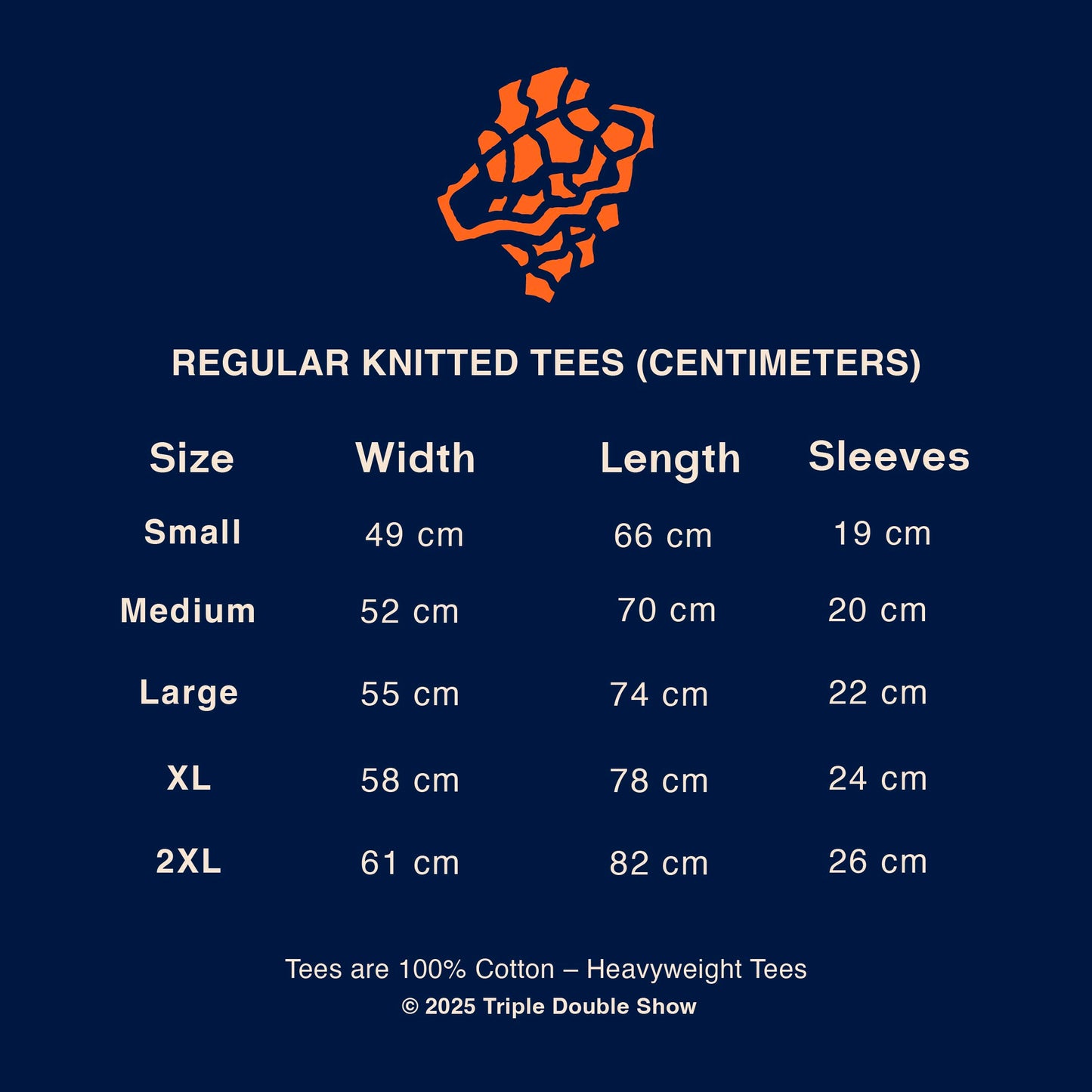'Triple Double Show' Souvenir Tee (Navy Blue)