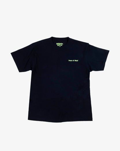 'Meditate/Peace of Mind Promo' Tee (Navy Blue)
