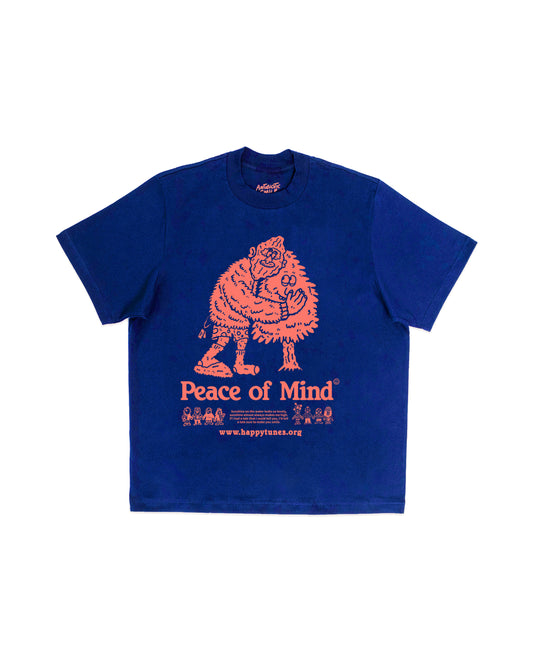 'Peace of Mind' Tee (Cobalt Blue)