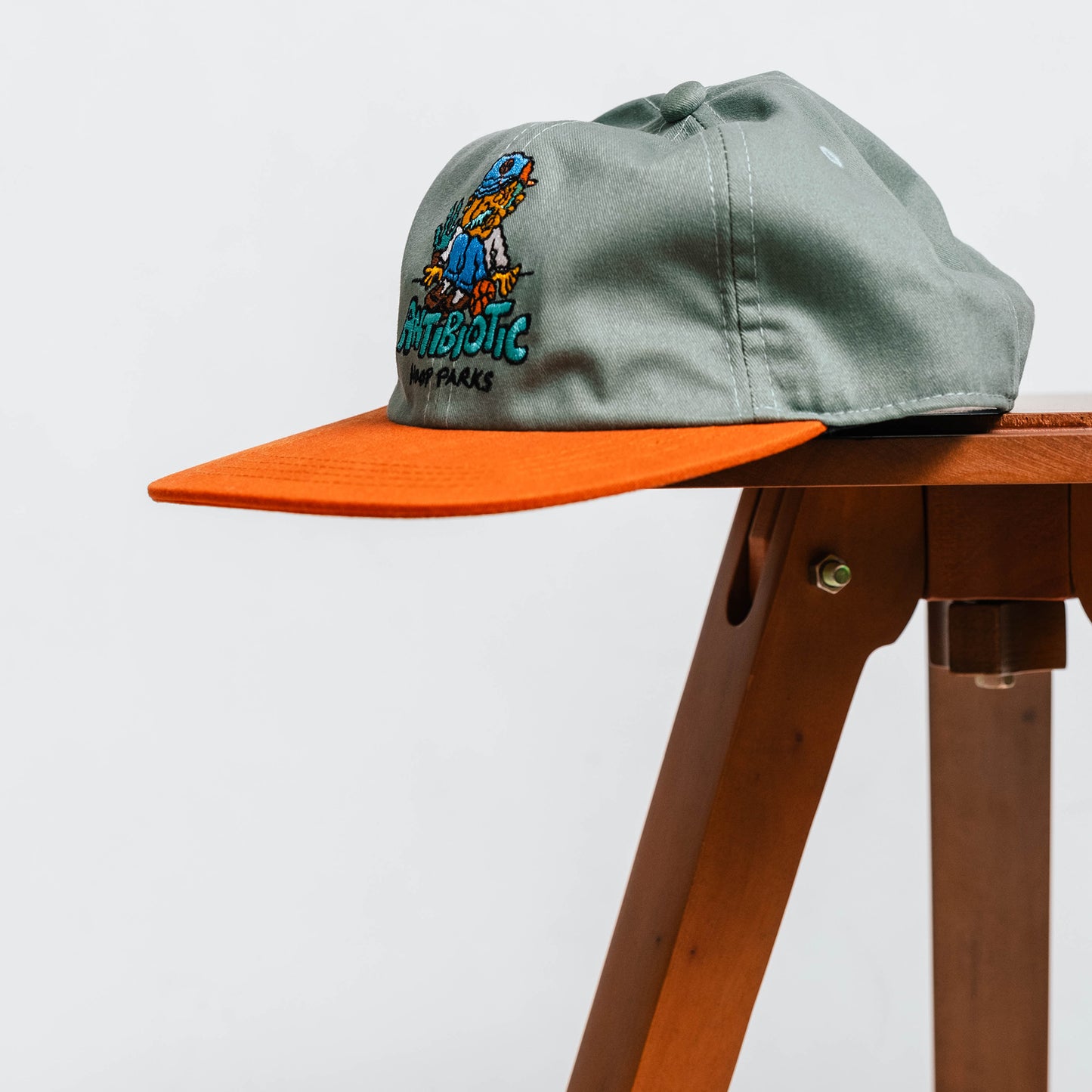 'Hoop Parks' Unstructured Hat (Two-Tone)