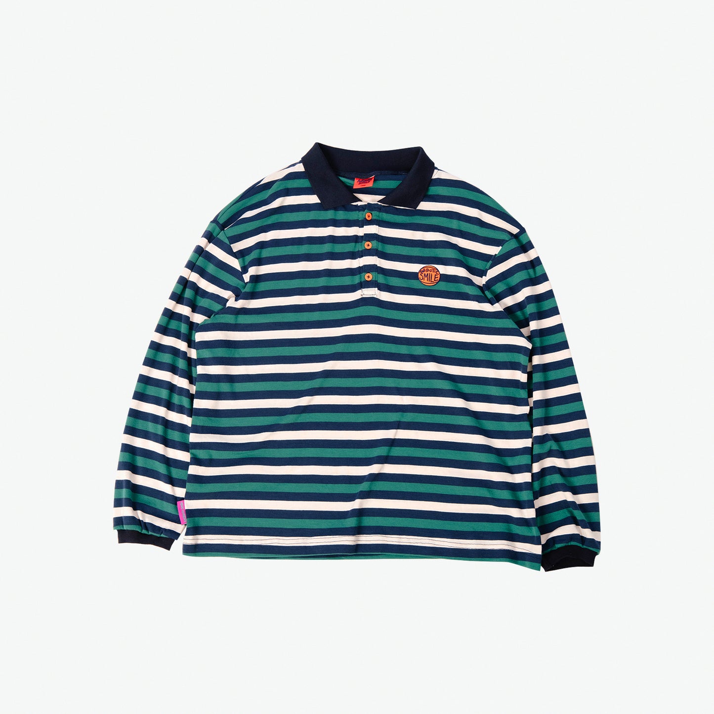 'Coaching Staff' LS Rugby Collared Shirt (Striped)