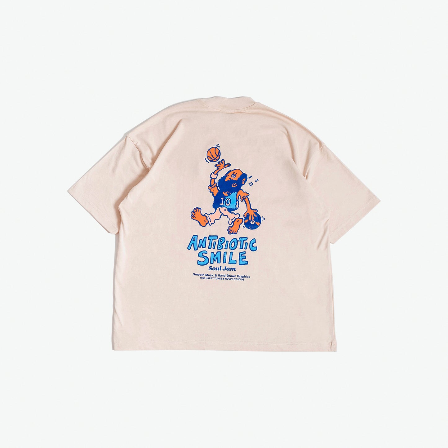 'Soul Jam' SS Flag Box Tee (Almond)