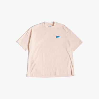 'Soul Jam' SS Flag Box Tee (Almond)