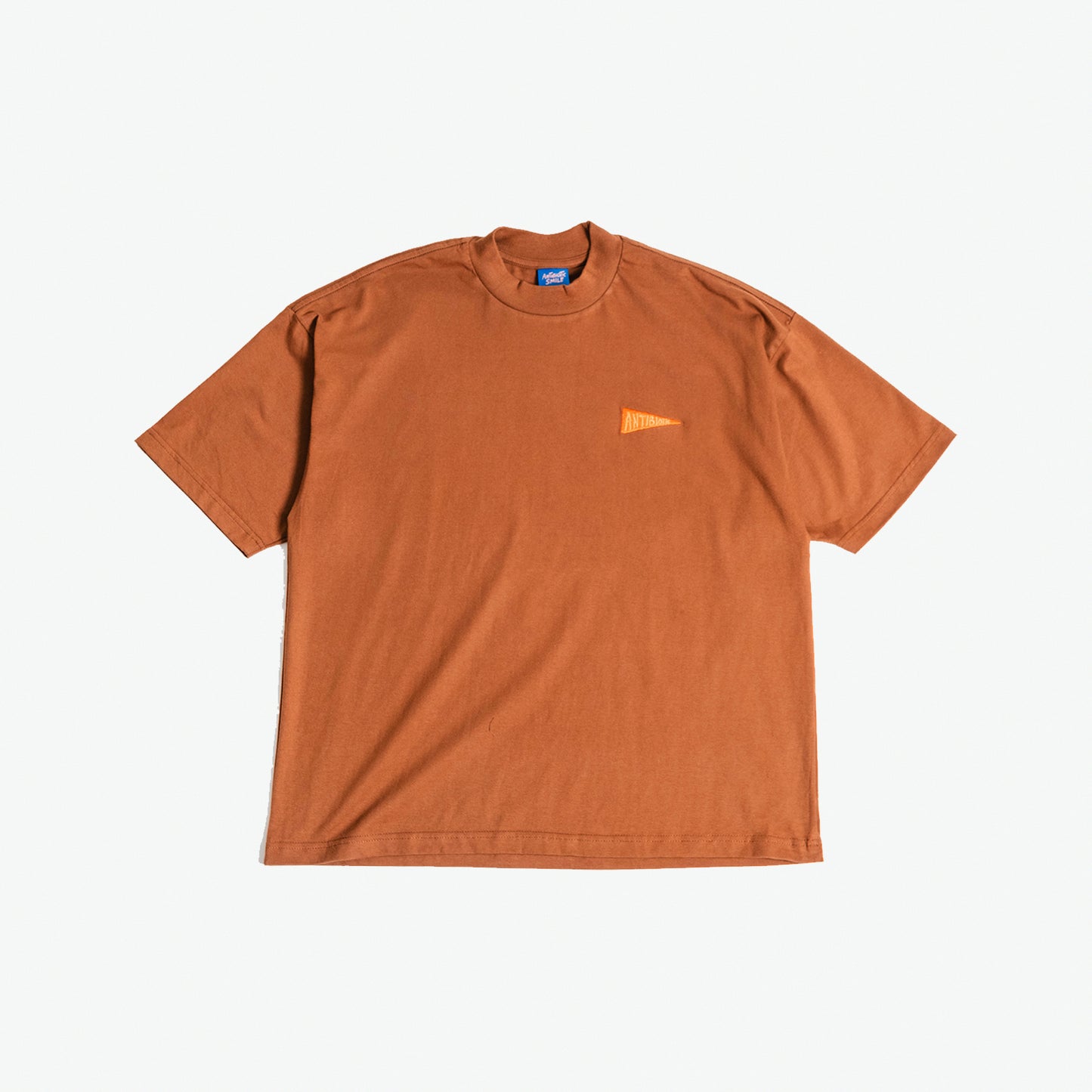 'Zone' SS Flag Box Tee (Brown)