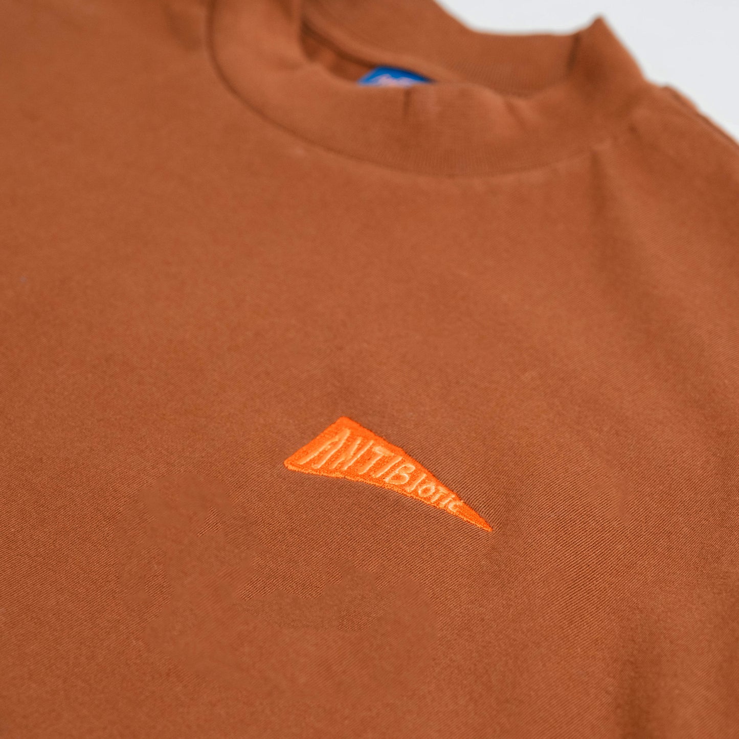 'Zone' SS Flag Box Tee (Brown)