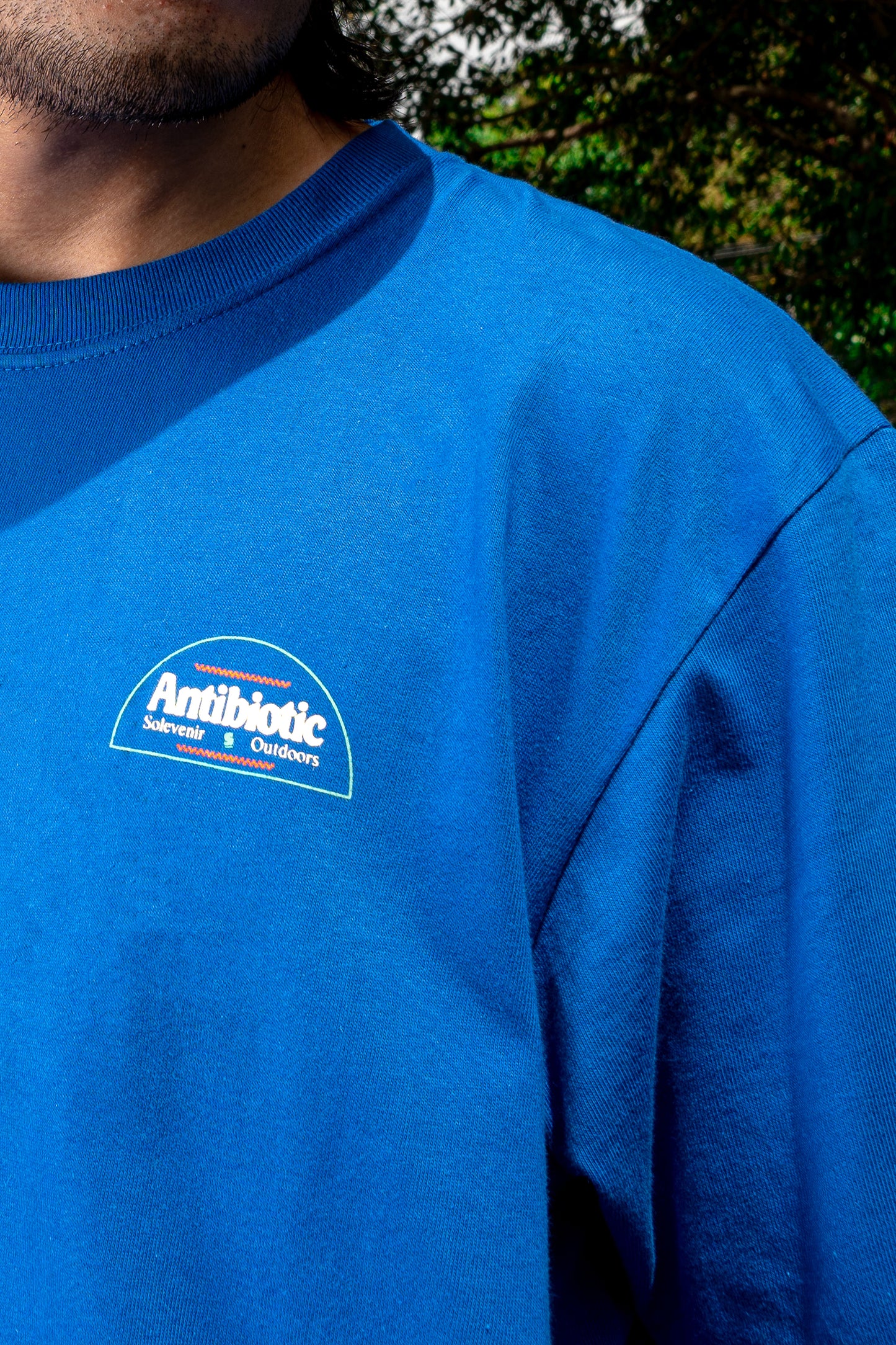 'Prep' Tee - Antibiotic Smile & Solevenir Collab (Royal Blue)