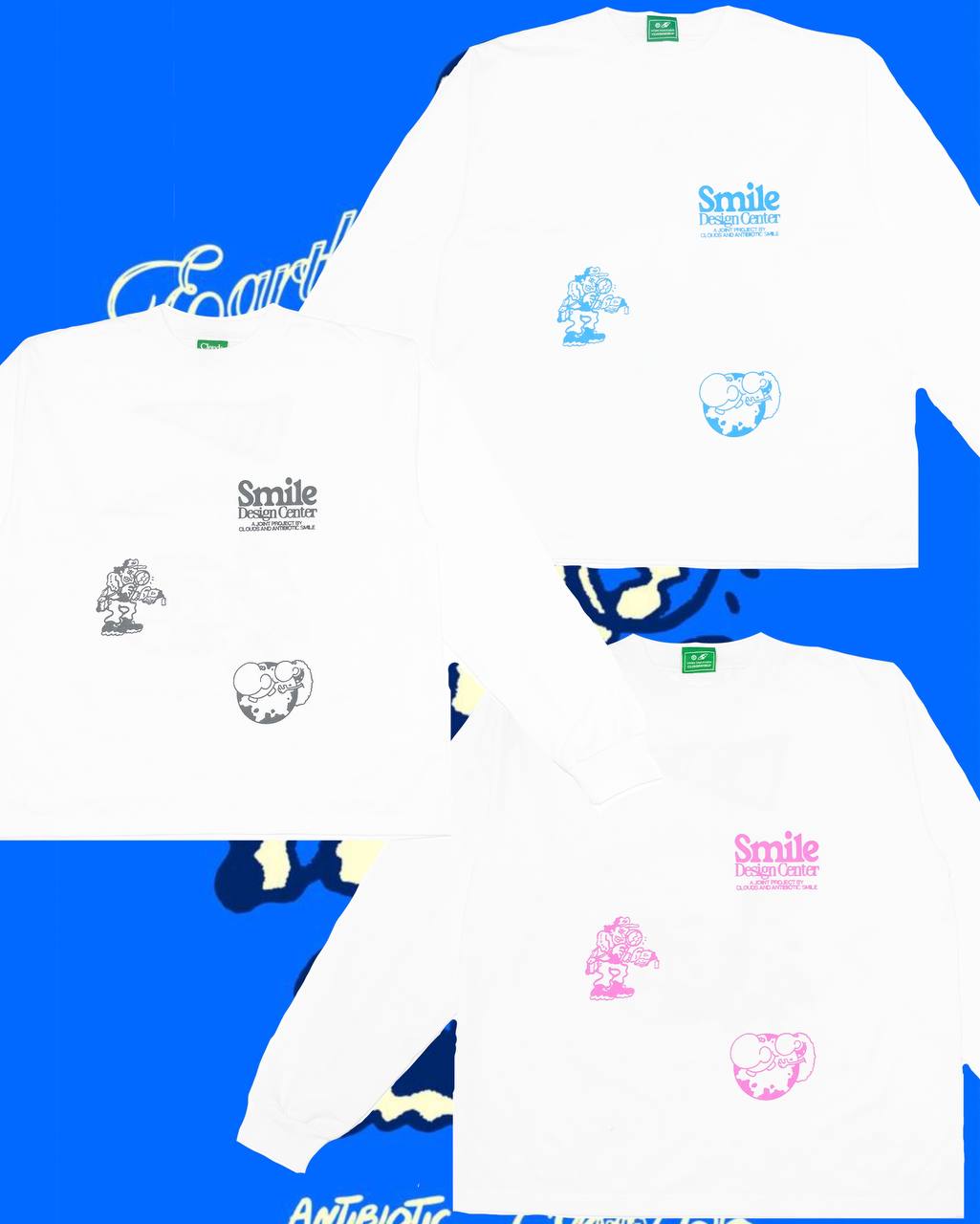 Clouds x Antibiotic Smile – Research L/S Tee