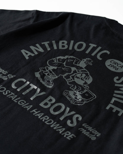 'City' SS Box Tee (Black)