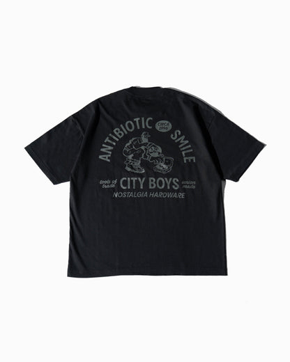 'City' SS Box Tee (Black)