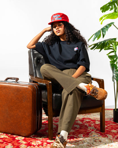 'City' SS Box Tee (Black)